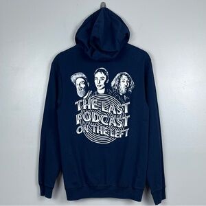 The Last Podcast On The Left Men's Graphic Print Full Zip Hoodie Size S; Horror